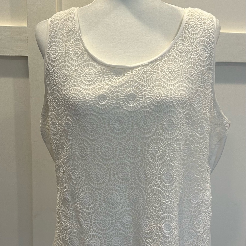 Charter Club Ivory Cotton Top